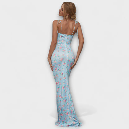 Thalia Blommig Klänning för Speciella Tillfällen