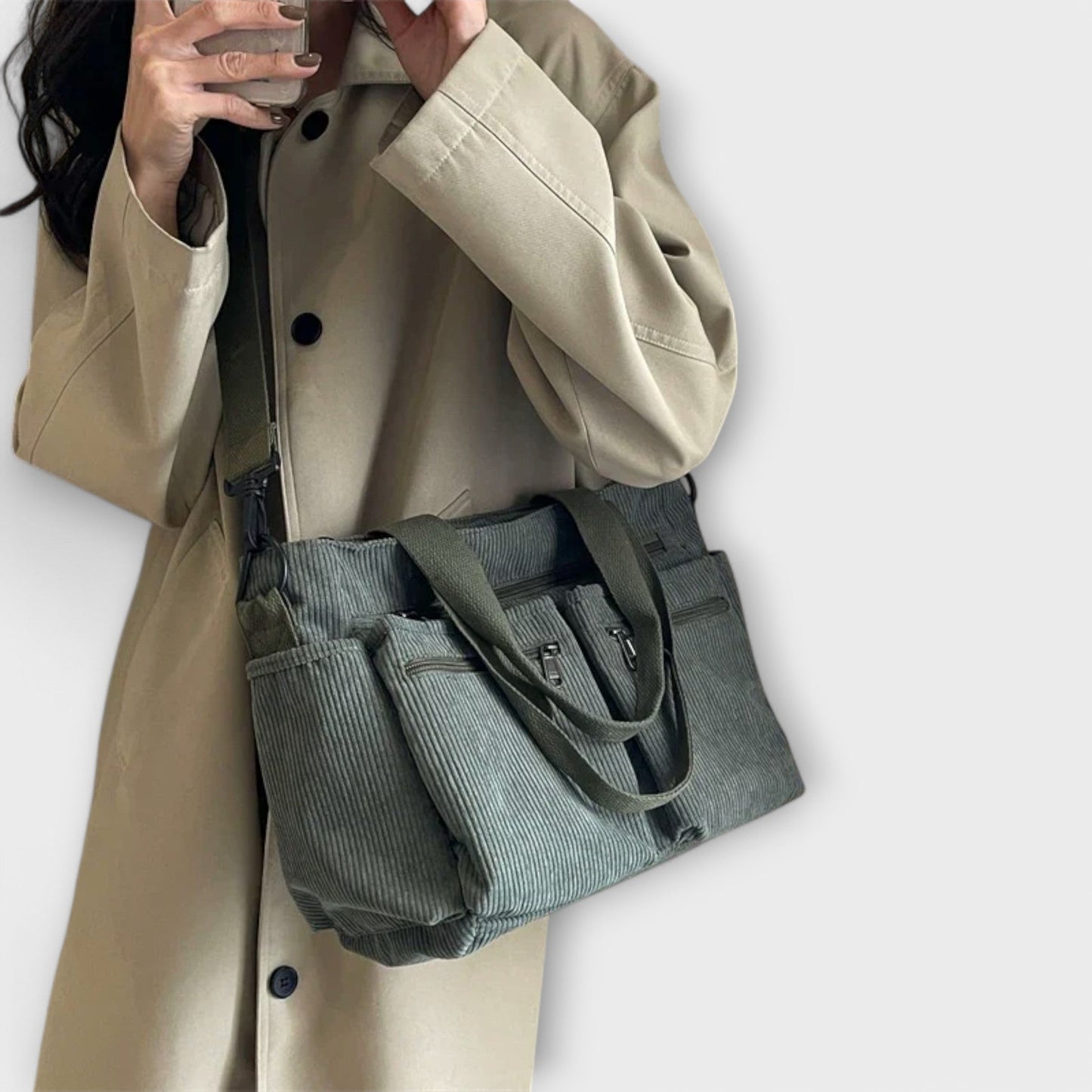 Olivia - Chic Canvas Tote för vardaglig stil