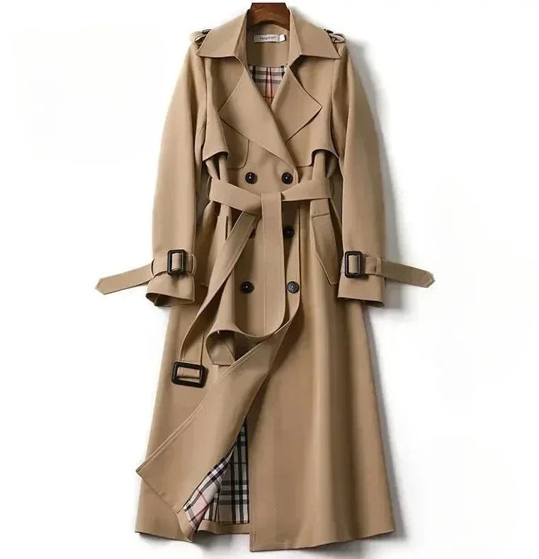 Chic Kvinno Trench Coat för Alla Tillfällen