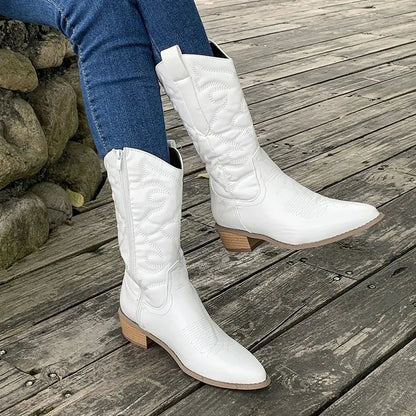 Bella - Stiliga Western Cowboy Boots för Alla Tillfällen