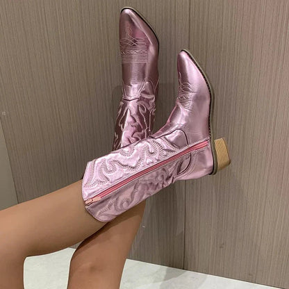 Bella - Stiliga Western Cowboy Boots för Alla Tillfällen