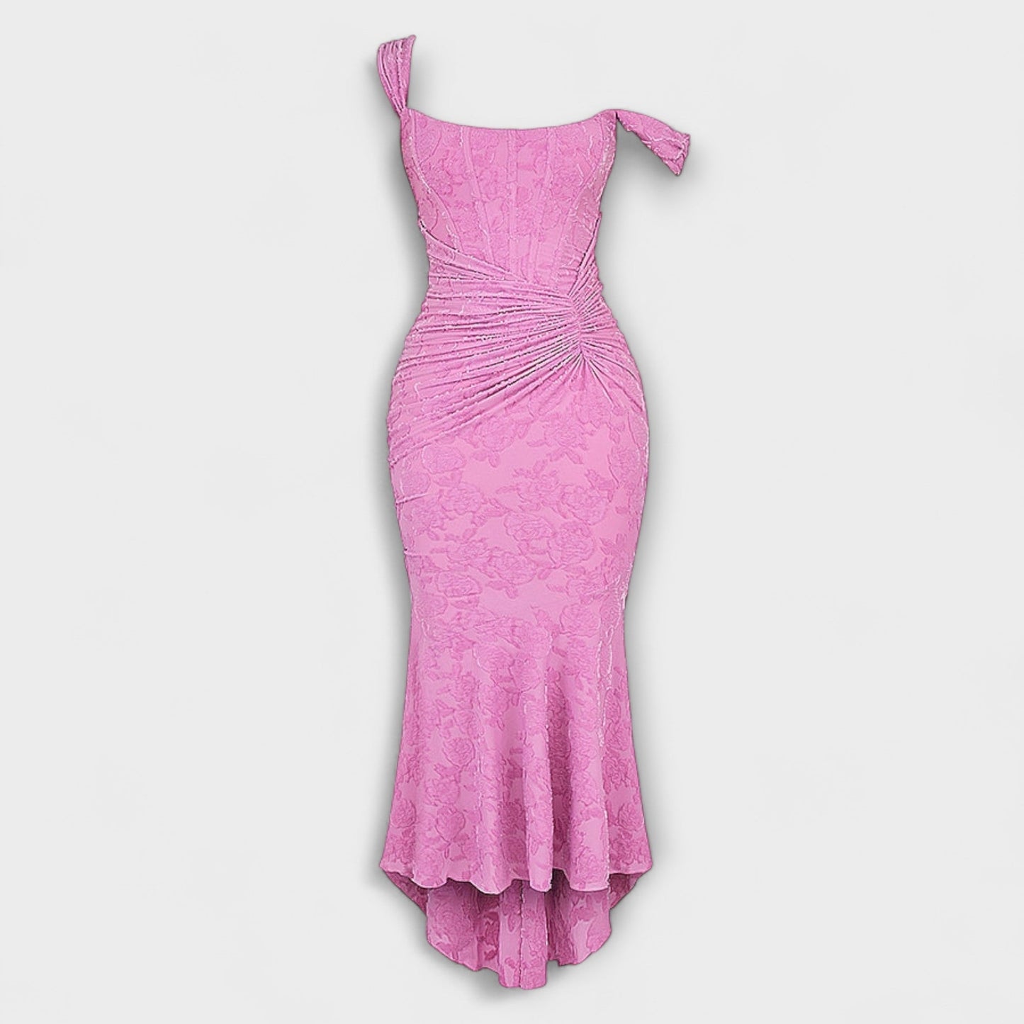 Renske - Chic Korsett Lång Klänning för Evenemang