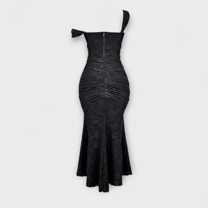 Renske - Chic Korsett Lång Klänning för Evenemang