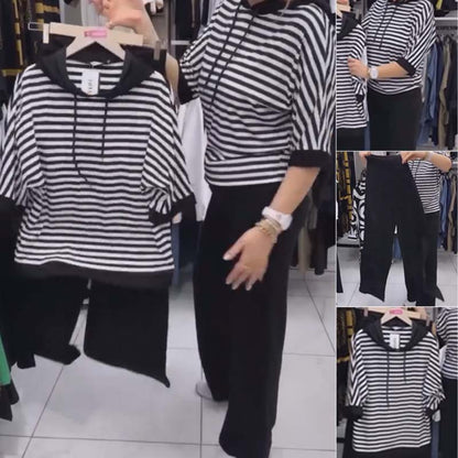 Chic Modern Topp och Byxor Ensemble för Alla Tillfällen