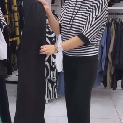 Chic Modern Topp och Byxor Ensemble för Alla Tillfällen