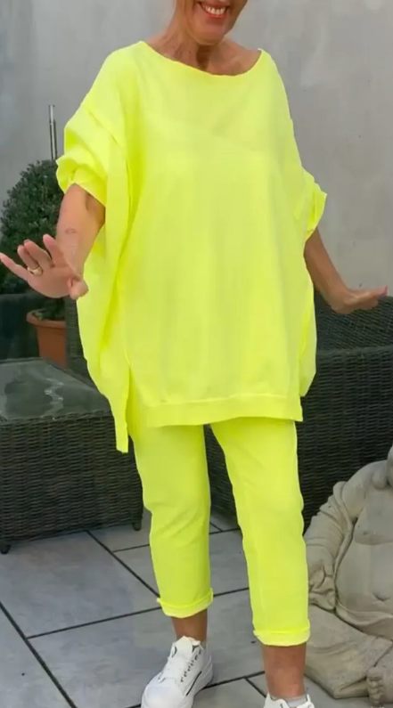 Ida | Chic Bomull Lounge Ensemble för Vardagsbruk