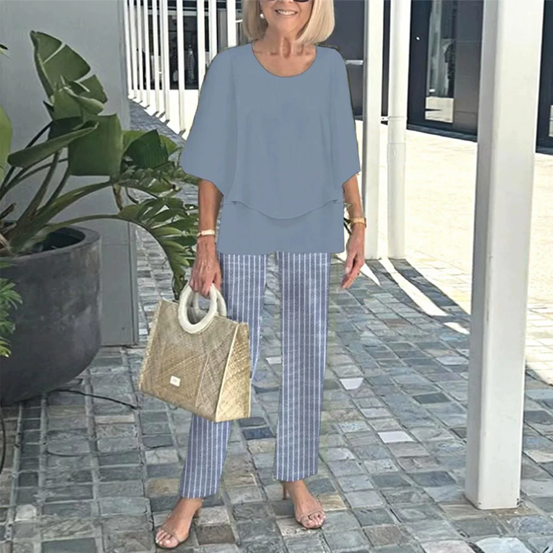 Chic Tryckt Lounge Set för Vardagsbruk