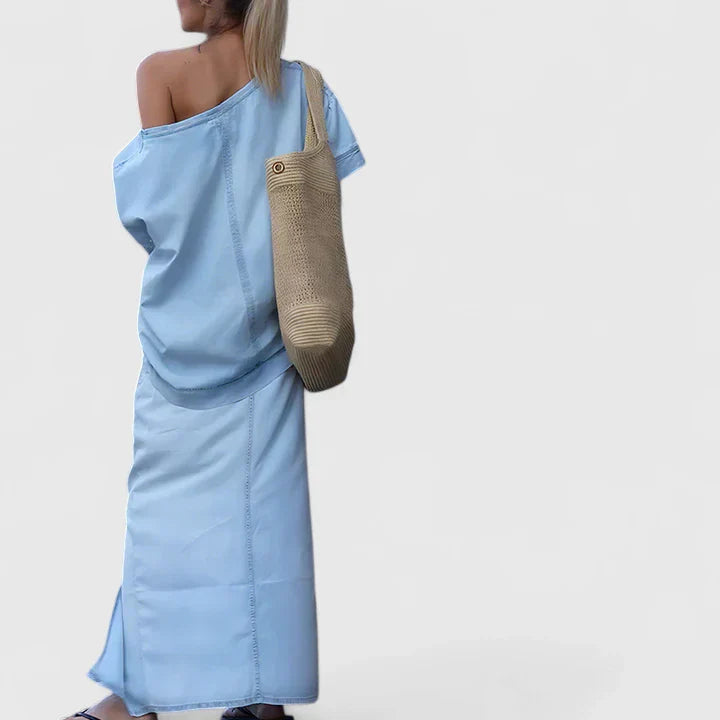 Averlynn | Chic Maxi Kjol Ensemble för Alla Tillfällen