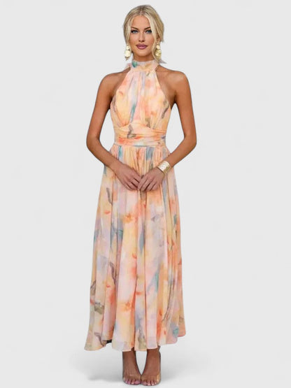 Caryzanna | Chic Midi Klänning för Alla Tillfällen